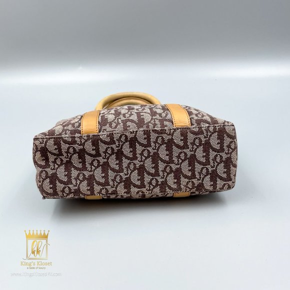 CHRISTIAN DIOR VINTAGE MONOGRAM TOTE BAG - Picture 6 of 16